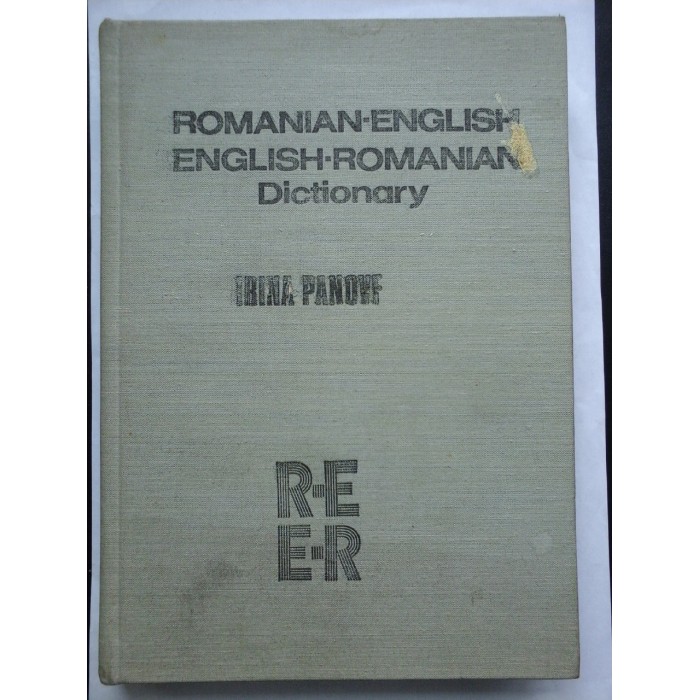 ROMANIAN-ENGLISH ENGLISH-ROMANIAN DICTIONARY - IRINA PANOVF ROMANIAN-ENGLISH ENGLISH-ROMANIAN DICTIONARY - IRINA PANOVF